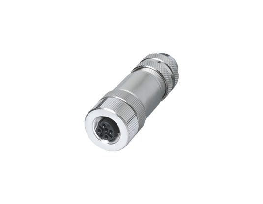 M12 5Pin 屏蔽插頭、母頭