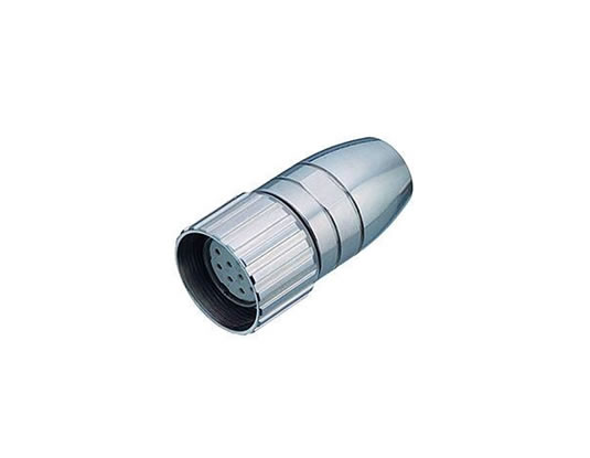 M23 12Pin 連接器、直頭、母頭